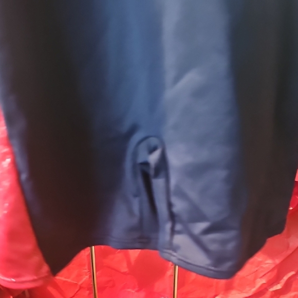 Freestyle Danskin Red and Blue Gymnastics Biketard with Rhinestones Size 10/12 - Picture 6 of 9